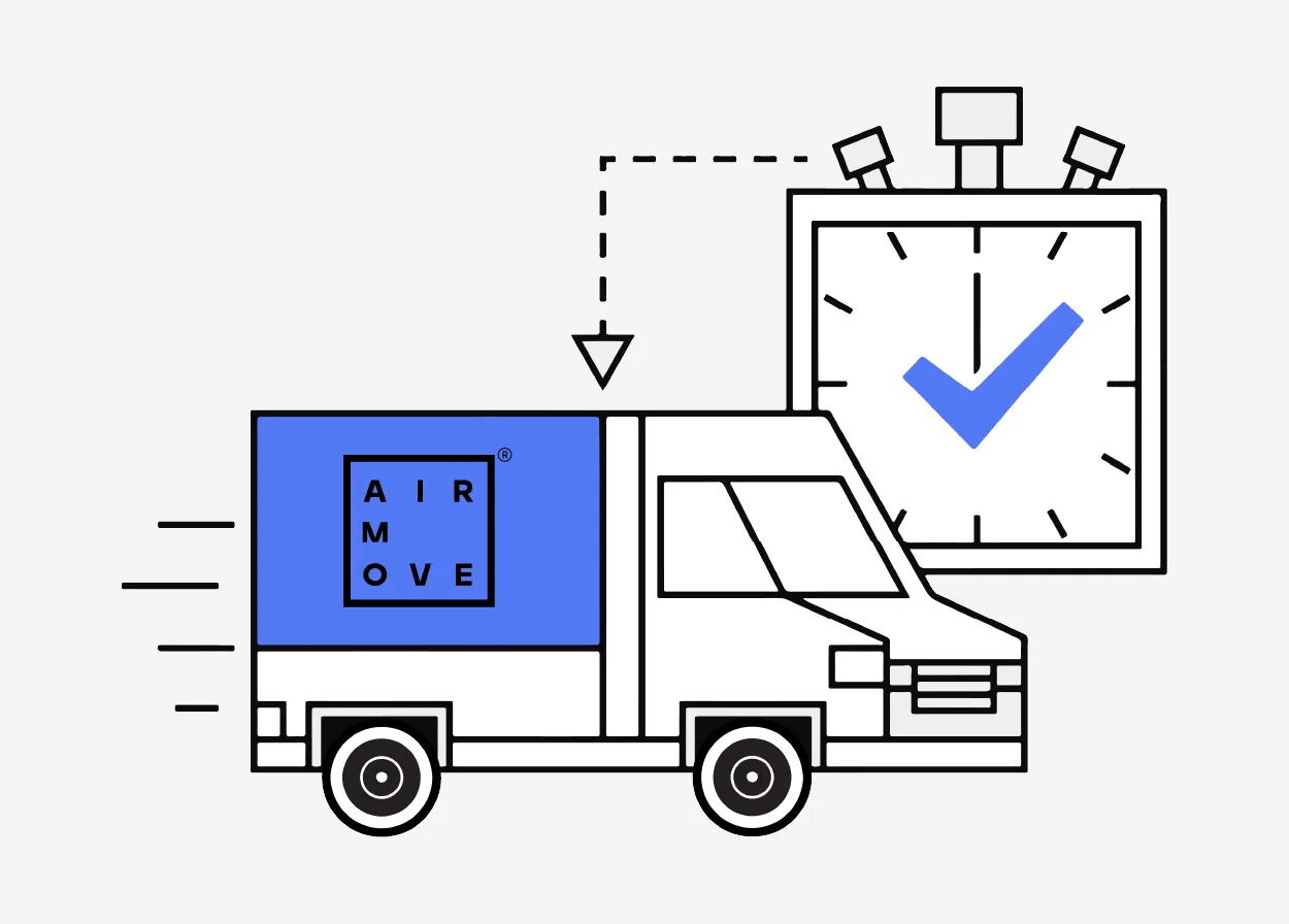 Delivery truck icon for same day delivery