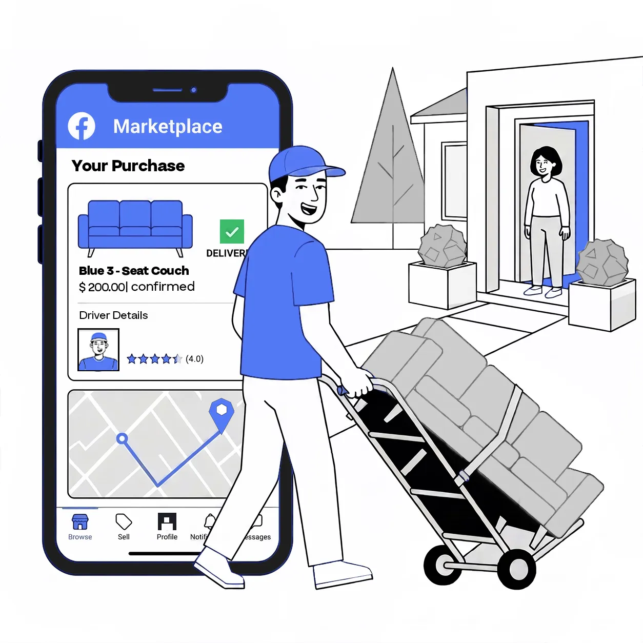 From Marketplace to your place, same day.