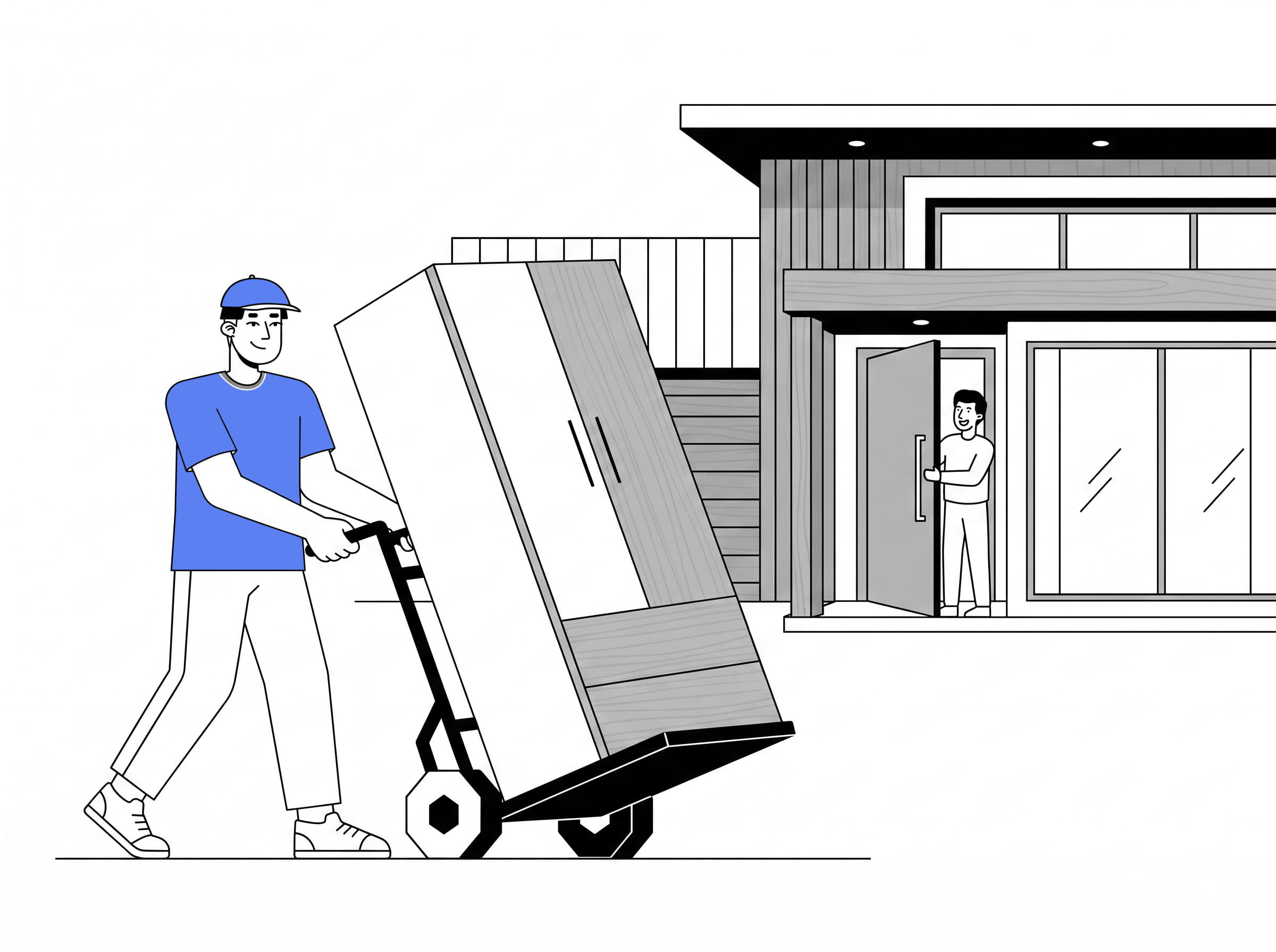 Double Wardrobe Delivery